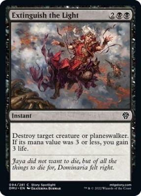 Extinguish the Light 094/281 - Dominaria United Singles (Español)