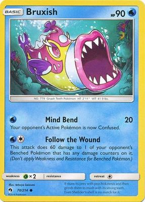 Bruxish - 70/214 - Common
Sun &amp; Moon: Lost Thunder Singles