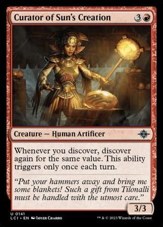 Curator of Sun&#39;s Creation 0141 The Lost Caverns of Ixalan Singles (Español)