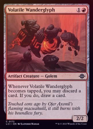Volatile Wanderglyph 0172 - Foil The Lost Caverns of Ixalan Foil Singles
