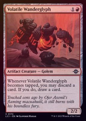 Volatile Wanderglyph 0172 - Foil The Lost Caverns of Ixalan Foil Singles
