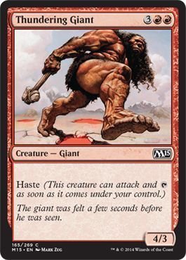 Thundering Giant 165/269 - Magic 2015 (M15) Singles