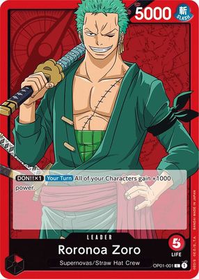 Roronoa Zoro (001) - Romance Dawn (OP01)
Romance Dawn