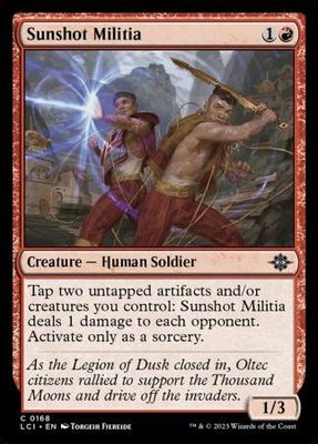 Sunshot Militia 0168 The Lost Caverns of Ixalan Singles (Español)