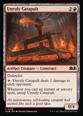 Unruly Catapult 0156 Wilds of Eldraine Singles (Español)