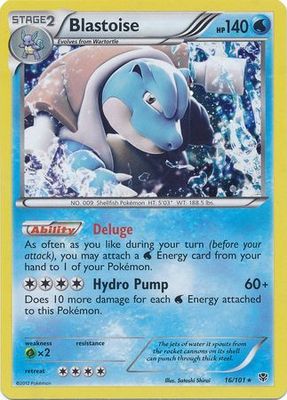 Blastoise - 16/101 - Alternate Holo Promo Pokemon Alternate Holo and Alternate Art Promos