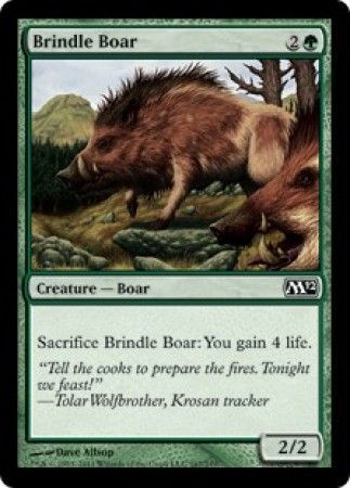 Brindle Boar 167/249 - Magic 2012 (M12) Singles