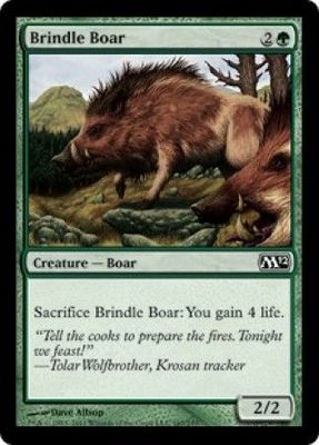 Brindle Boar 167/249 - Magic 2012 (M12) Singles