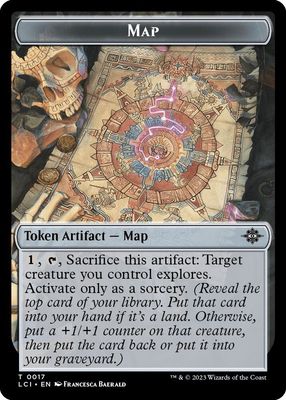 Map Token - The Lost Caverns of Ixalan (LCI) The Lost Caverns of Ixalan (Español)