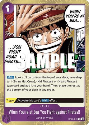 When You&#39;re at Sea You Fight against Pirates!! - Awakening of the New Era (OP05)
Awakening of the New Era Foil