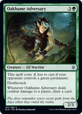 Oakhame Adversary 167/269 Throne of Eldraine Singles (Español)