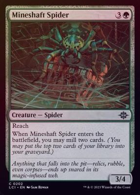 Mineshaft Spider 0202 - Foil The Lost Caverns of Ixalan Foil Singles