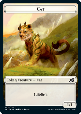 Cat Token 001/013 - IKO Ikoria: Lair of Behemoths Singles(Español)