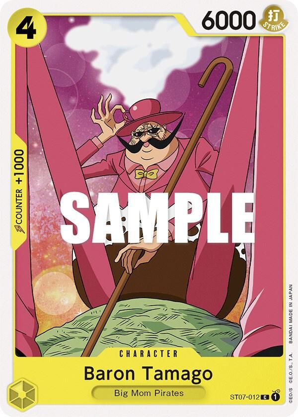 Baron Tamago - Starter Deck 7: Big Mom Pirates (ST-07)
Starter Deck 7: Big Mom Pirates