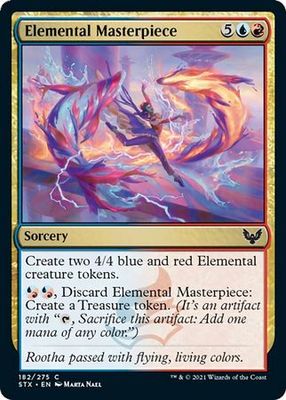Elemental Masterpiece 182/275 Strixhaven: School of Mages Singles (Español)