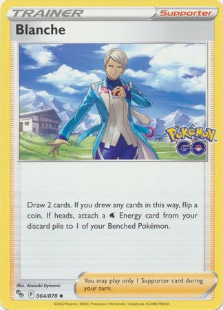 Blanche - 064/078 - Uncommon Pokemon Go Singles