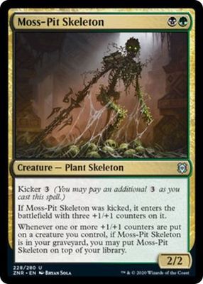 Moss-Pit Skeleton 228/280 Zendikar Rising Singles