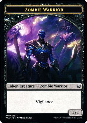 Zombie Warrior Token 011/019
War of the Spark Single (Español)