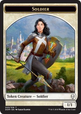 Soldier Token 003/016 - DOM
Dominaria Singles (Español)