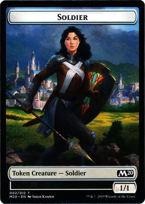 Soldier Token 002/012 - Full Art
Magic 2020 (M20) Singles (Español)