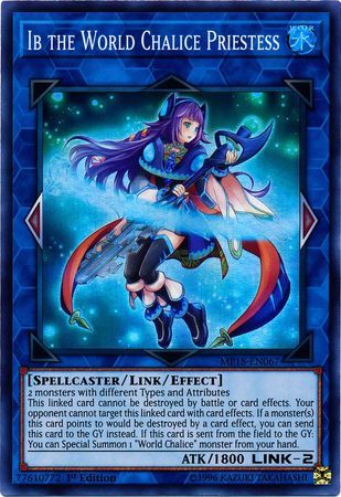 Ib the World Chalice Priestess - MP18-EN067 - Super Rare 1st Edition
2018 Mega-Tins Singles
