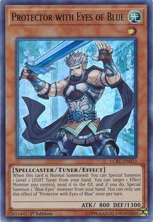Protector with Eyes of Blue - LCKC-EN013 - Ultra Rare 1st Edition Legendary Collection Kaiba 1st Edition Singles