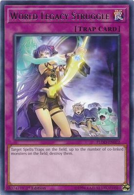 World Legacy Struggle - FLOD-EN072 - Rare 1st Edition Flames of Destruction 1st Edition Singles (espanol)