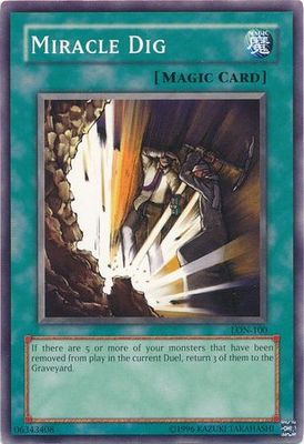 Miracle Dig - LON-100 - Common Unlimited Labyrinth of Nightmare [LON] Unlimited Singles