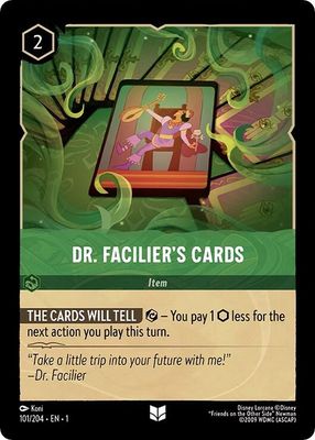 Dr. Facilier&#39;s Cards - The First Chapter (1)
The First Chapter