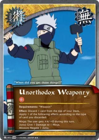 Unorthodox Weaponry - 971 - Rare
Naruto: Avenger&#39;s Wrath