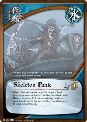 Skeleton Panic - 932 - Rare Naruto: Avenger&#39;s Wrath