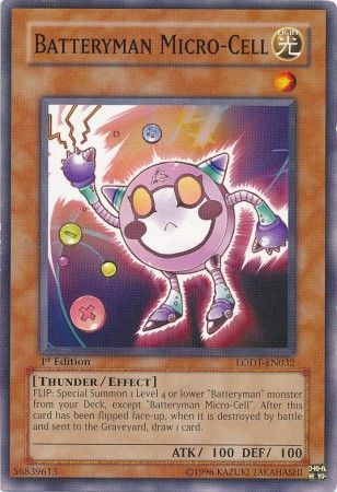 Batteryman Micro-Cell - LODT-EN032 - Common 1st Edition Light of Destruction [LODT] Singles