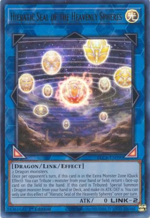 SH Hieratic Seal of the Heavenly Spheres - BLCR-EN090 - Ultra Rare 1st Edition Battles of Legend: Crystal Revenge 1st Edition Singles