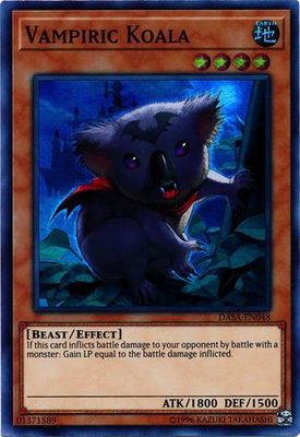 Vampiric Koala - DASA-EN048 - Super Rare Unlimited Dark Saviors Unlimited Singles