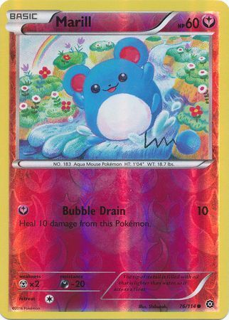 Marill - 76/114 - Common Reverse Holo XY: Steam Siege Reverse Holo Singles