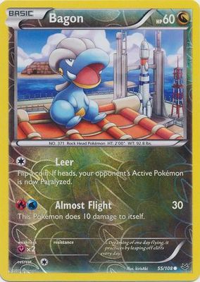 Bagon - 55/108 - Common Reverse Holo
XY: Roaring Skies Reverse Holo Singles -español-