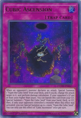 Cubic Ascension - DUOV-EN047 - Ultra Rare 1st Edition Duel Overload 1st Edition Singles *Espanol*
