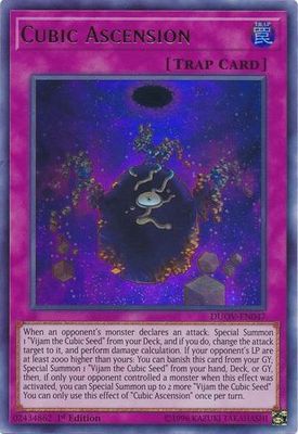 Cubic Ascension - DUOV-EN047 - Ultra Rare 1st Edition Duel Overload 1st Edition Singles