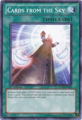 Cards from the Sky - SDLS-EN023 - Common 1st Edition Structure Deck: Lost Sanctuary 1st Edition Singles