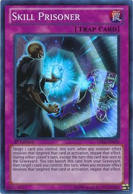 Skill Prisoner - LVAL-EN078 - Super Rare 1st Edition Legacy of the Valiant 1st Edition Singles