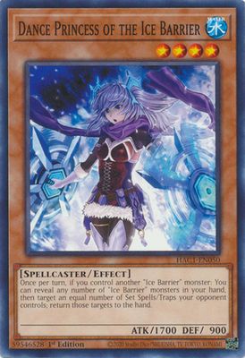 Dance Princess of the Ice Barrier - HAC1-EN050 - Common 1st Edition
Hidden Arsenal: Chapter 1 1st Edition Singles
