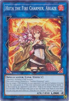 Hiita the Fire Charmer, Ablaze - MP20-EN024 - Common 1st Edition
2020 Mega-Tin: Lost Memories 1st Edition Singles
