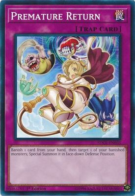 Premature Return - SDCL-EN035 - Common 1st Edition Cyberse Link Singles