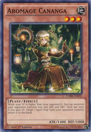 Aromage Cananga - CORE-EN035 - Common 1st Edition Clash of Rebellions 1st Edition Singles