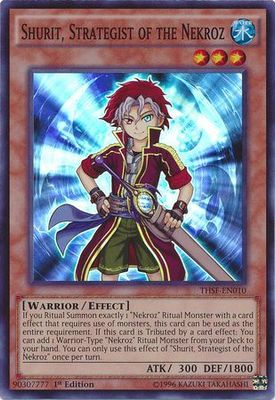 Shurit, Strategist of the Nekroz - THSF-EN010 - Super Rare 1st Edition The Secret Forces (THSF) 1st Edition Singles