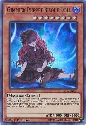 Gimmick Puppet Bisque Doll - LED5-EN036 - Super Rare 1st Edition
Legendary Duelists: Immortal Destiny Singles *Espanol*