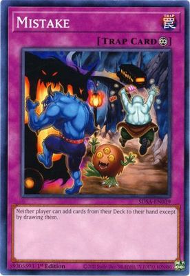 Mistake - SDSA-EN039 - Common 1st Edition Structure Deck: Sacred Beasts 1st Edition Singles