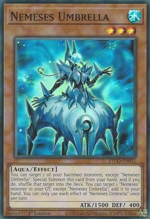 Nemeses Umbrella - ETCO-EN011 - Super Rare 1st Edition Eternity Code 1st Edition Singles