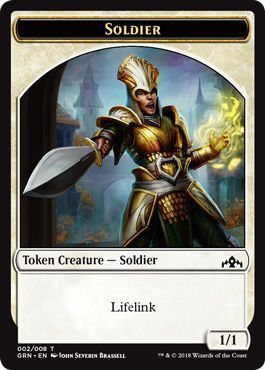 Soldier Token 002/008 Guilds of Ravnica Singles