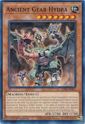 Ancient Gear Hydra - LDS1-EN083 - Common 1st Edition
Legendary Duelists: Season 1 [LDS1] 1st Edition Singles